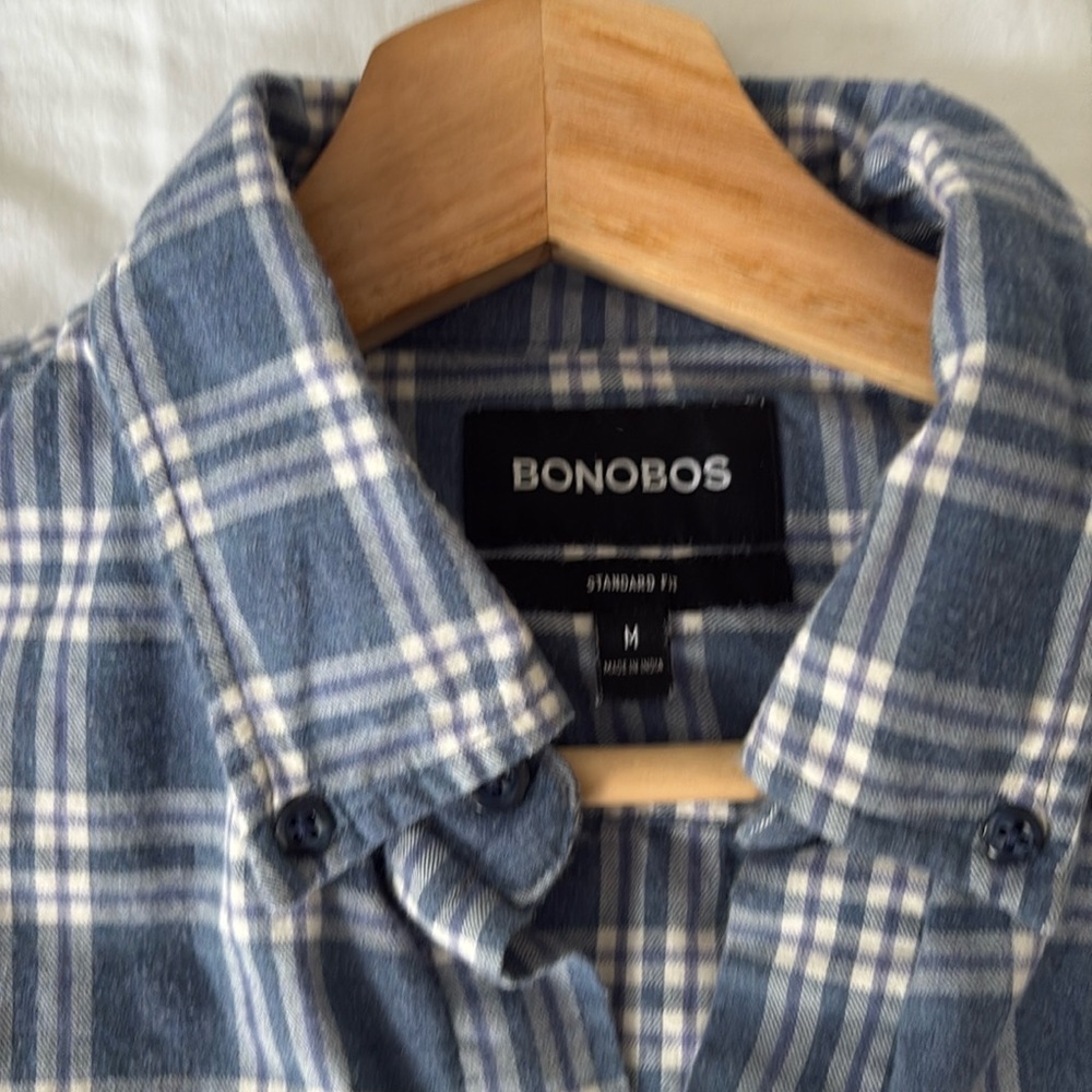 Men’s blue button down